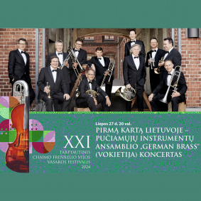 FOR THE FIRST TIME IN LITHUANIA – A CONCERT BY THE BRASS ENSEMBLE “GERMAN BRASS” (GERMANY)