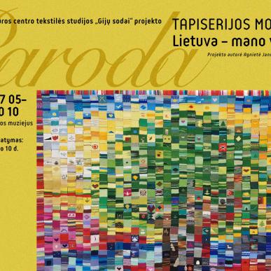 Šiaulių istorijos muziejuje – paroda „Tapiserijos mozaika: Lietuva – mano veidas“